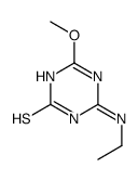 2-(ethylamino)-6-methoxy-1H-1,3,5-triazine-4-thione结构式