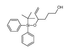4-[tert-butyl(diphenyl)silyl]oxyhex-5-en-1-ol结构式