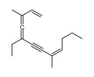 5-ethyl-3,8-dimethyldodeca-1,3,4,8-tetraen-6-yne结构式