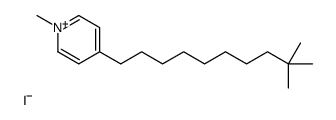 4-(9,9-dimethyldecyl)-1-methylpyridin-1-ium,iodide Structure