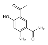 5-acetyl-2-amino-4-hydroxybenzamide结构式