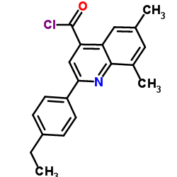 2-(4-Ethylphenyl)-6,8-dimethyl-4-quinolinecarbonyl chloride picture