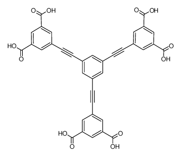 1,3,5-三(3,5-二羧基苯基乙炔基)苯结构式