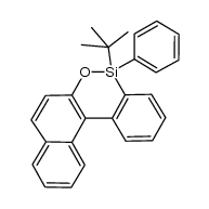5-tert-butyl-5-phenyl-5H-benzo[c]naphtho[1,2-e][1,2]oxasiline Structure