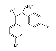 Meso-1,2-双(4-溴苯基)乙二胺结构式