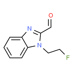 1H-Benzimidazole-2-carboxaldehyde,1-(2-fluoroethyl)-(9CI) Structure