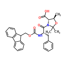 Fmoc-Phe-Thr(psi(Me,Me)pro)-OH structure