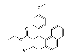 3-AMINO-1-(4-METHOXY-PHENYL)-1H-BENZO[F]CHROMENE-2-CARBOXYLIC ACID ETHYL ESTER图片