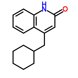 4-(Cyclohexylmethyl)-2(1H)-quinolinone结构式