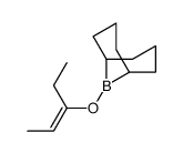 9-pent-2-en-3-yloxy-9-borabicyclo[3.3.1]nonane Structure