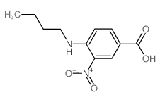 4-BUTYLAMINO-3-NITRO-BENZOIC ACID Structure