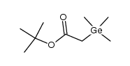 tert-butyl (trimethylgermyl)acetate Structure