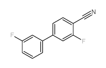 3,3'-DIFLUORO-[1,1'-BIPHENYL]-4-CARBONITRILE Structure