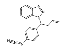 1-[{(4-azidophenyl)(allyl)}methyl]-1H-benzotriazole结构式