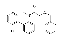 2-(benzyloxy)-N-(2'-bromobiphenyl-2-yl)-N-methylacetamide Structure