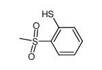 o-mercaptophenyl methyl sulfone结构式