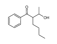 2-(1-hydroxyethyl)-1-phenylhexan-1-one结构式