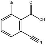2-溴-6-氰基苯甲酸结构式