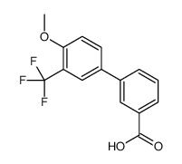 3-[4-methoxy-3-(trifluoromethyl)phenyl]benzoic acid结构式