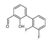3-(2,3-difluorophenyl)-2-hydroxybenzaldehyde结构式