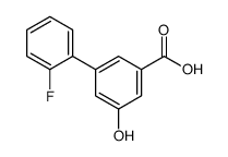 3-(2-fluorophenyl)-5-hydroxybenzoic acid结构式