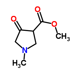 Methyl 1-Methyl-4-oxopyrrolidine-3-carboxylate结构式