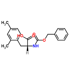 Cbz-2,4-Dimethy-D-Phenylalanine结构式