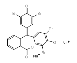 3,3-bis(p-hydroxyphenyl)isobenzofuran-1(3H)-one, tetrabromo derivative, disodium salt结构式