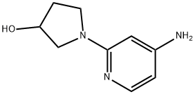 1-(4-aminopyridin-2-yl)pyrrolidin-3-ol结构式