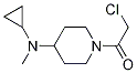 2-Chloro-1-[4-(cyclopropyl-Methyl-aMino)-piperidin-1-yl]-ethanone结构式