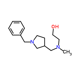 2-{[(1-Benzyl-3-pyrrolidinyl)methyl](methyl)amino}ethanol Structure