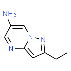 2-Ethylpyrazolo[1,5-a]pyrimidin-6-amine Structure
