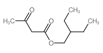 Butanoic acid, 3-oxo-,2-ethylbutyl ester Structure