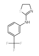 N-[3-(trifluoromethyl)phenyl]-4,5-dihydro-1,3-thiazol-2-amine structure