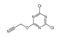 2-[(4,6-dichloro-1,3,5-triazin-2-yl)oxy]acetonitrile结构式