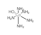 Cobalt(3+),pentaammineaqua-, trichloride, (OC-6-22)- (9CI) Structure