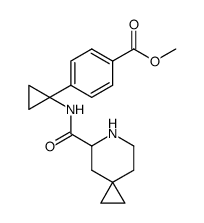 methyl 4-(1-(6-azaspiro[2.5]octane-5-carboxamido)cyclopropyl)benzoate Structure