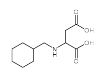n-(cyclohexanemethyl) aspartic acid Structure