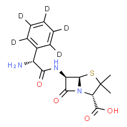 Ampicillin-d5 Structure