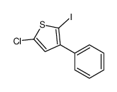 5-chloro-2-iodo-3-phenylthiophene Structure