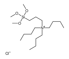 tributyl(3-trimethoxysilylpropyl)azanium,chloride Structure