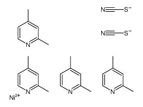 2,4-dimethylpyridine,nickel(2+),dithiocyanate结构式
