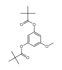 5-methoxy-1,3-phenylene dipivalate Structure
