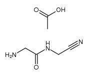 N-Glycyl-aminoacetonitril-monoacetat结构式