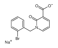 sodium,1-[(2-bromophenyl)methyl]-2-oxopyridine-3-carboxylate Structure