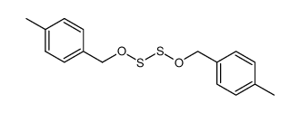 bis(p-methylbenzyloxy) disulfide Structure