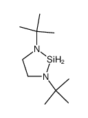 N,N'-di-tert-butyl-1,3-diaza-2-sila-2-ylidene结构式