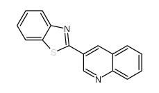 3-Benzothiazol-2-yl-quinoline Structure