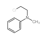 Benzenamine,N-(2-chloroethyl)-N-methyl- Structure