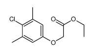 ethyl 2-(4-chloro-3,5-dimethylphenoxy)acetate结构式